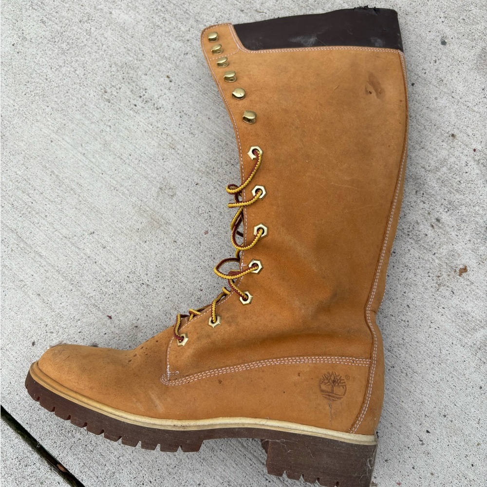 Timberland women’s  Tall Tan Leather Boots